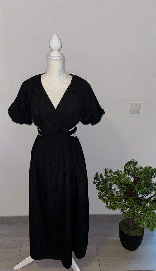 Robe nouée noir